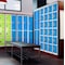 Adiroffice 72" H x 12" W 6-Compartment Steel Storage Locker ADI629-206-BLU - alternate 5
